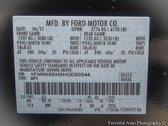 2017 Ford Explorer AWD XLT 4dr SUV